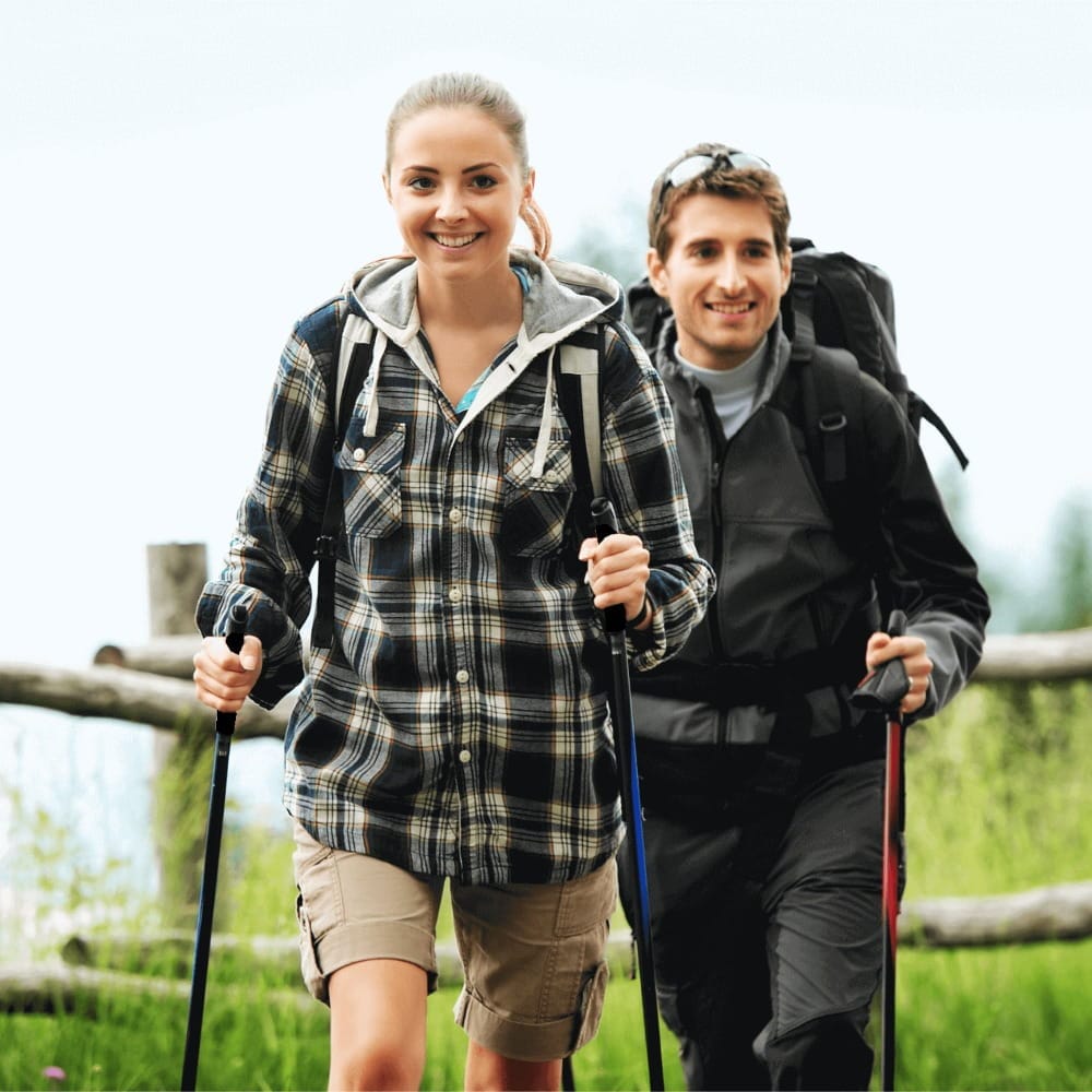 Kijki do chodzenia trekingowe nordic walking + akcesoria 2 Kijki do chodzenia trekingowe nordic walking + akcesoria - obrazek 2