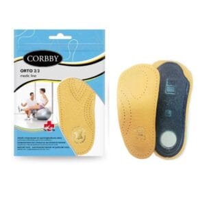 Ortopedyczne wkładki na płaskostopie do butów 2/3