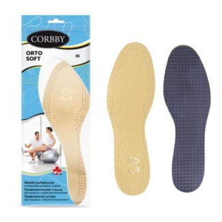 Skórzane wkładki ortopedyczne z pelotą metatarsalną