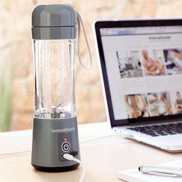 Blender bezprzewodowy kielichowy ręczny przenośny stojący z bidonem 7 Blender bezprzewodowy kielichowy ręczny przenośny stojący z bidonem - obrazek 7