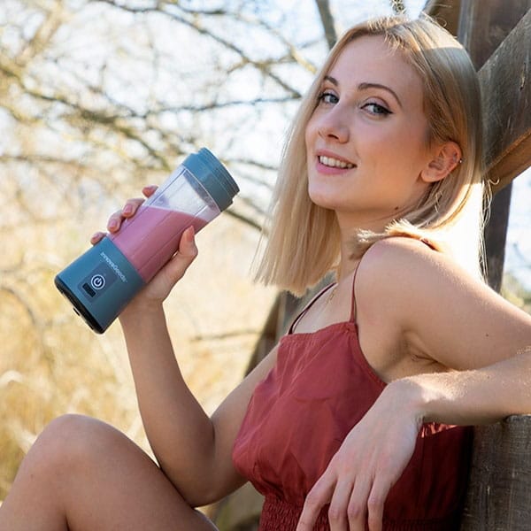 Blender bezprzewodowy kielichowy ręczny przenośny stojący z bidonem 5 Blender bezprzewodowy kielichowy ręczny przenośny stojący z bidonem - obrazek 5