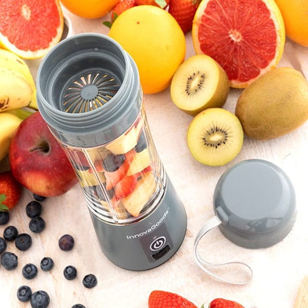 Blender bezprzewodowy kielichowy ręczny przenośny stojący z bidonem 9 Blender bezprzewodowy kielichowy ręczny przenośny stojący z bidonem - obrazek 9