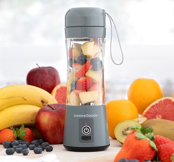 Blender bezprzewodowy kielichowy ręczny przenośny stojący z bidonem 10 Blender bezprzewodowy kielichowy ręczny przenośny stojący z bidonem - obrazek 10