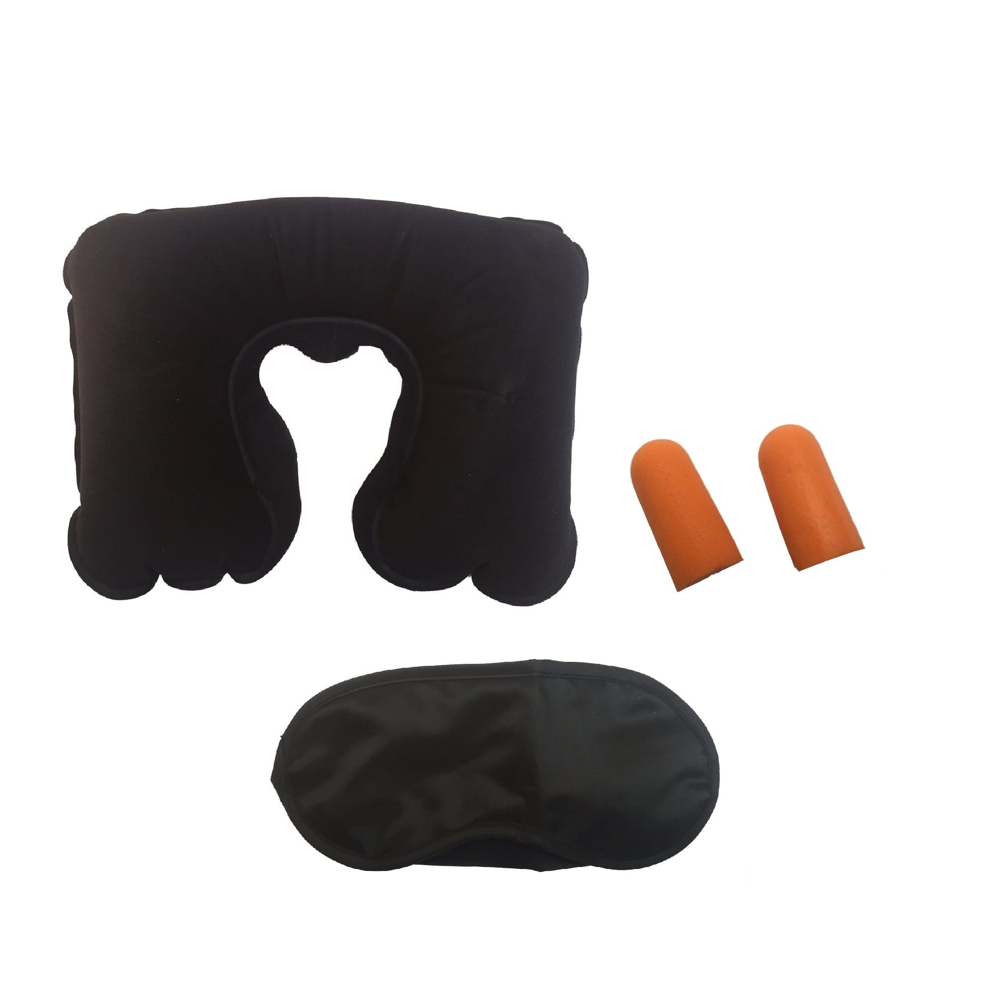 Zestaw podróżny poduszka turystyczna opaska na oczy stopery 1 Zestaw podróżny poduszka turystyczna opaska na oczy stopery