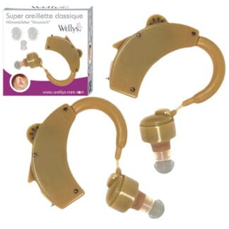 2x Aparat słuchowy zauszny klasyczny lewy i prawy