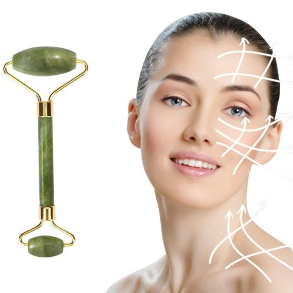 Masażer roller do twarzy jedeitowy kamień do masażu twarzy 4 Masażer roller do twarzy jedeitowy kamień do masażu twarzy - obrazek 4