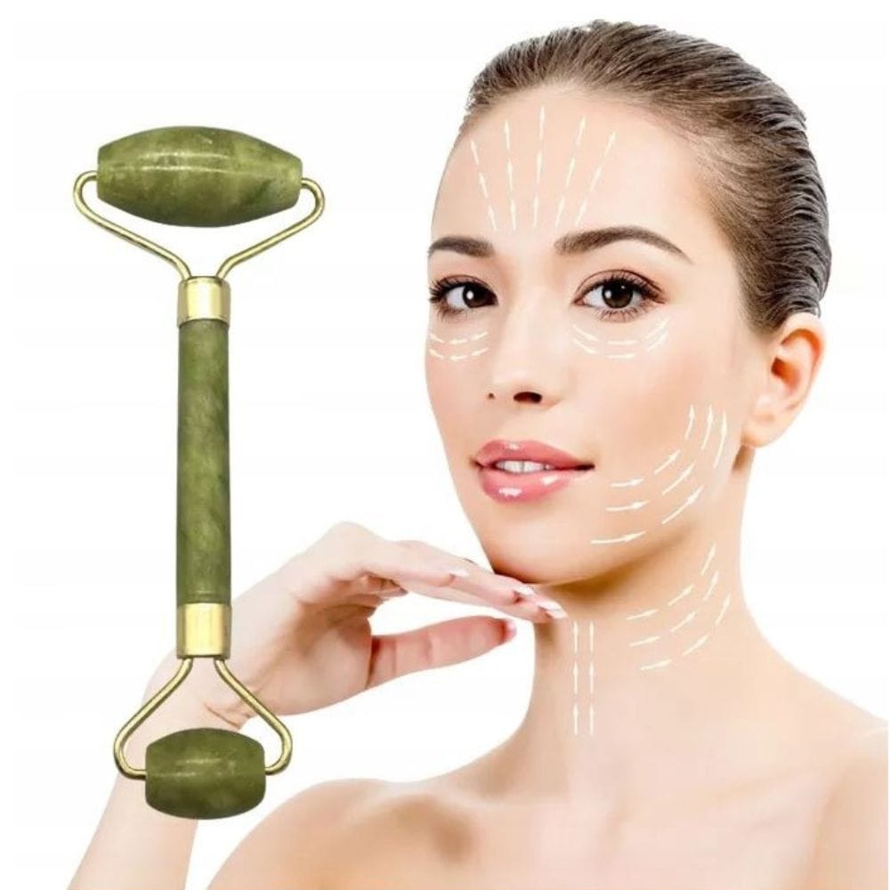 Masażer roller do twarzy jedeitowy kamień do masażu twarzy 6 Masażer roller do twarzy jedeitowy kamień do masażu twarzy - obrazek 6