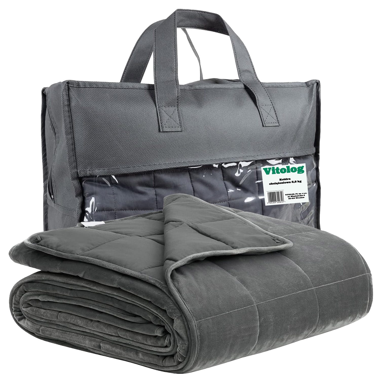 Koc Obciążeniowy Kołdra Sensoryczna Grawitacyjna Obciążeniowa 200x150 cm 1 Koc Obciążeniowy Kołdra Sensoryczna Grawitacyjna Obciążeniowa 200x150 cm