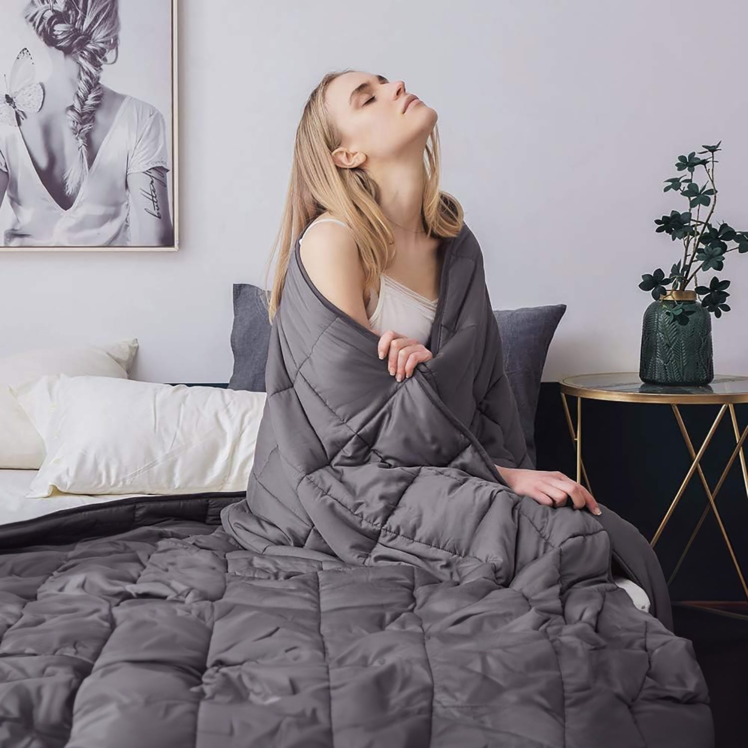 Koc Obciążeniowy Kołdra Sensoryczna Grawitacyjna Obciążeniowa 200x150 cm 2 Koc Obciążeniowy Kołdra Sensoryczna Grawitacyjna Obciążeniowa 200x150 cm - obrazek 2