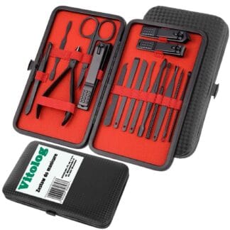 Zestaw do Paznokci Manicure Pedicure Obcinacz Cążki Nożyczki Radełko Pilnik