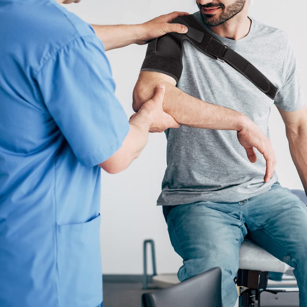 Stabilizator Barku Ramienia Usztywniacz Opaska Orteza Barkowa na Bark Ramię 5 Stabilizator Barku Ramienia Usztywniacz Opaska Orteza Barkowa na Bark Ramię - obrazek 5