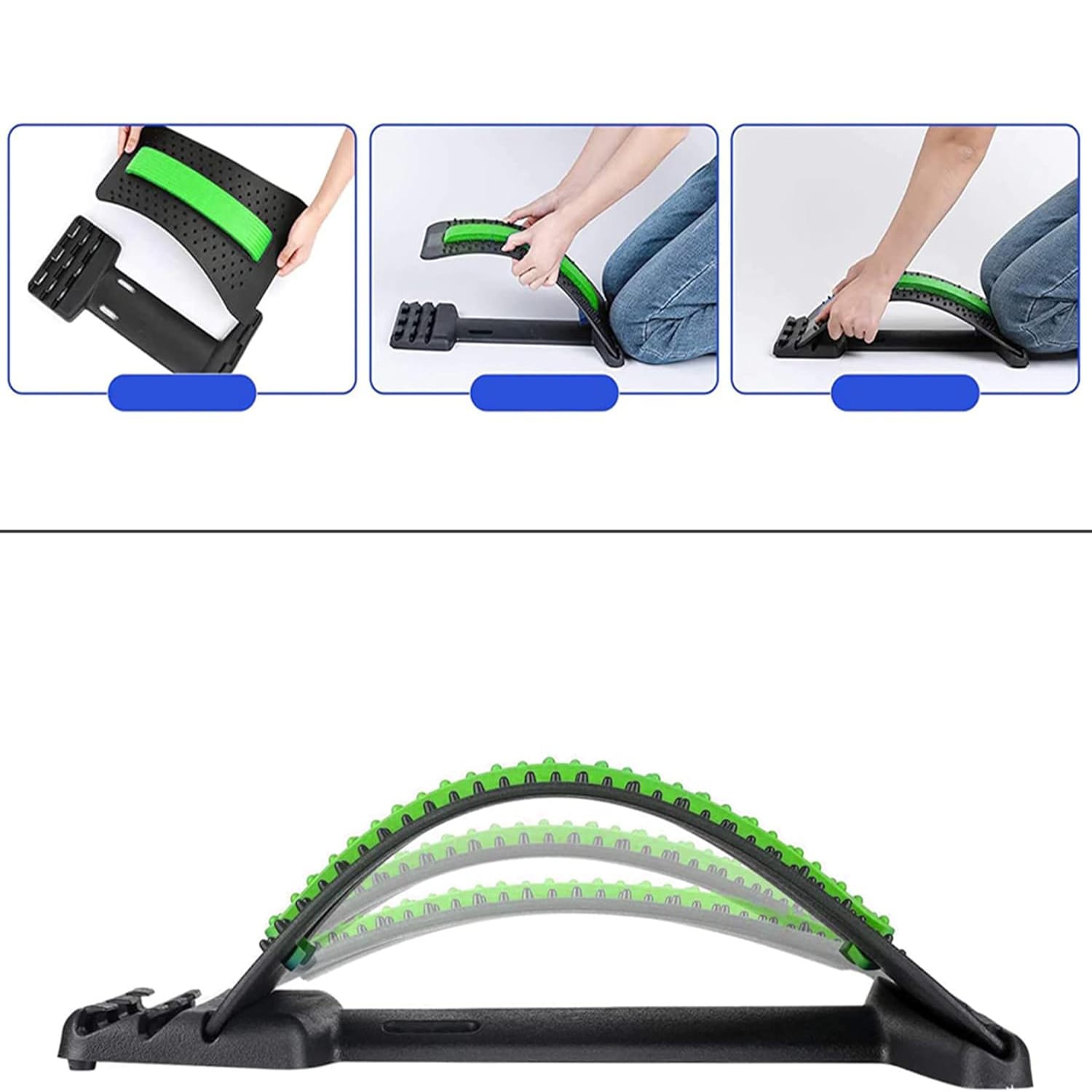 Masażer do pleców karku ramion przyrząd do masażu rozciągania kręgosłupa 10 Masażer do pleców karku ramion przyrząd do masażu rozciągania kręgosłupa - obrazek 10