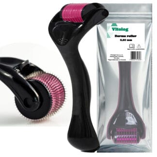 Derma Roller Mezoterapia Igłowa Masażer Roller Wałek do Masażu Twarzy Ciała 0,5 mm