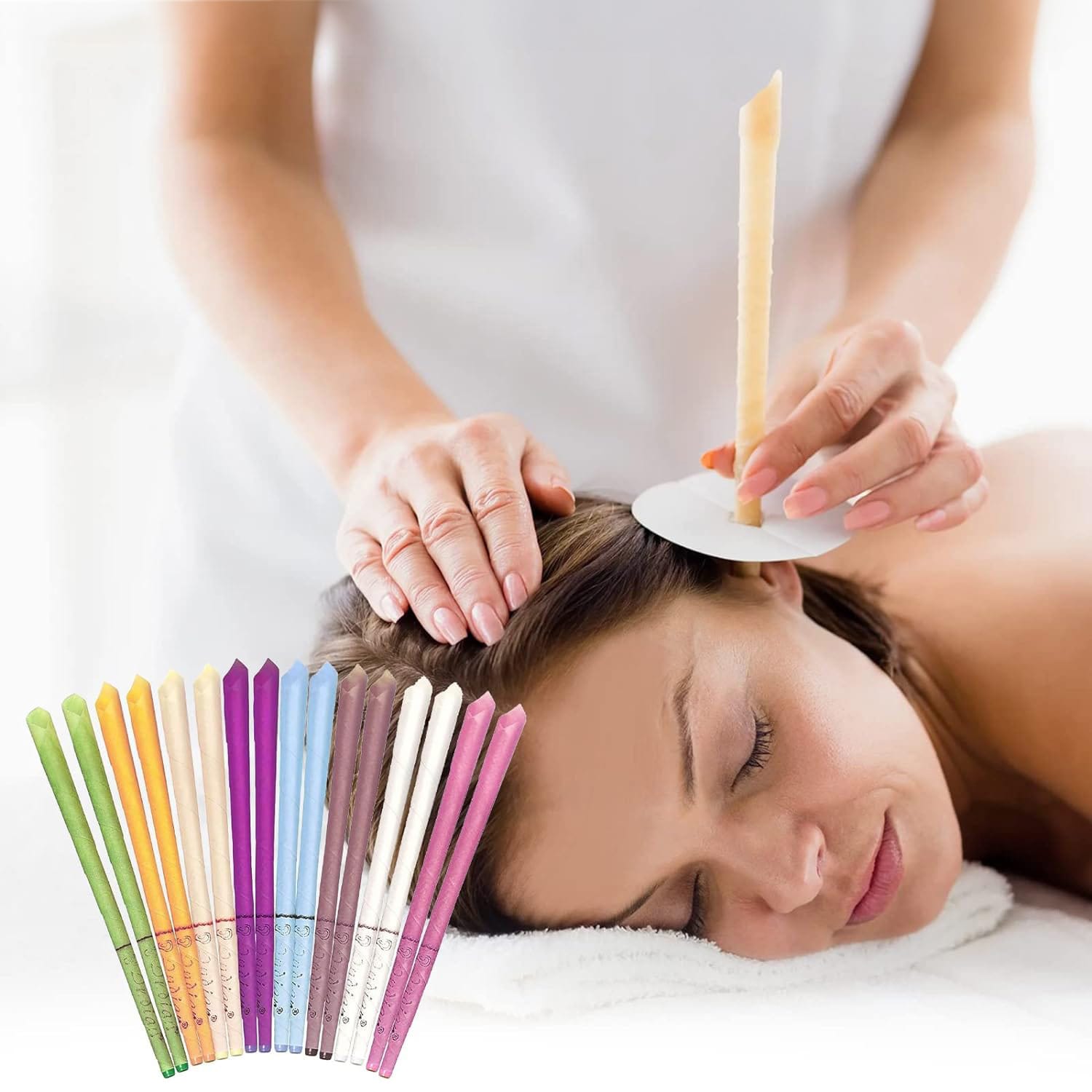 Świece Do Świecowanie Oczyszczanie Konchowanie Uszu Świeczki 16 Akcesoria 7 Świece Do Świecowanie Oczyszczanie Konchowanie Uszu Świeczki 16 Akcesoria - obrazek 7