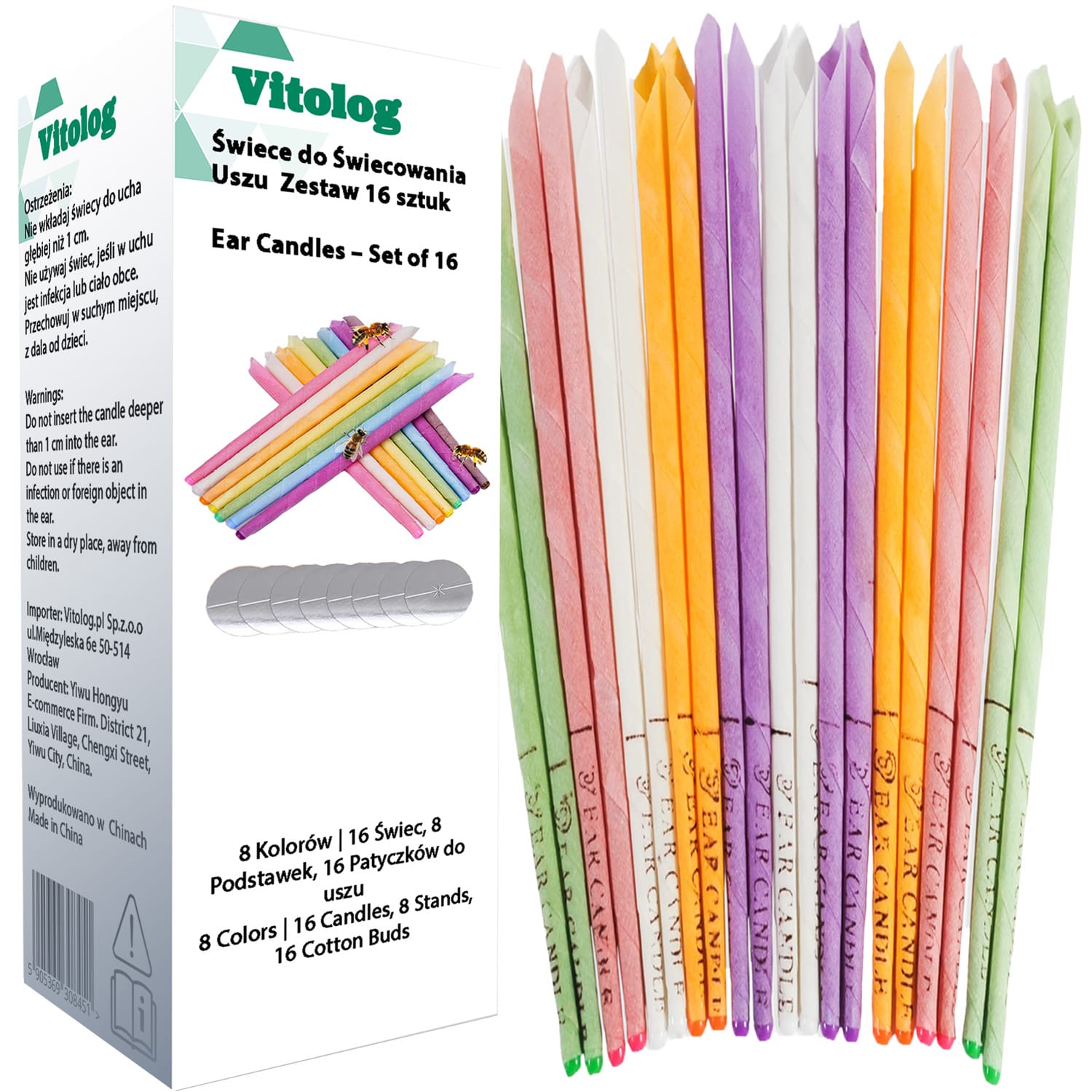 Świece Do Świecowanie Oczyszczanie Konchowanie Uszu Świeczki 16 Akcesoria 1 Świece Do Świecowanie Oczyszczanie Konchowanie Uszu Świeczki 16 Akcesoria