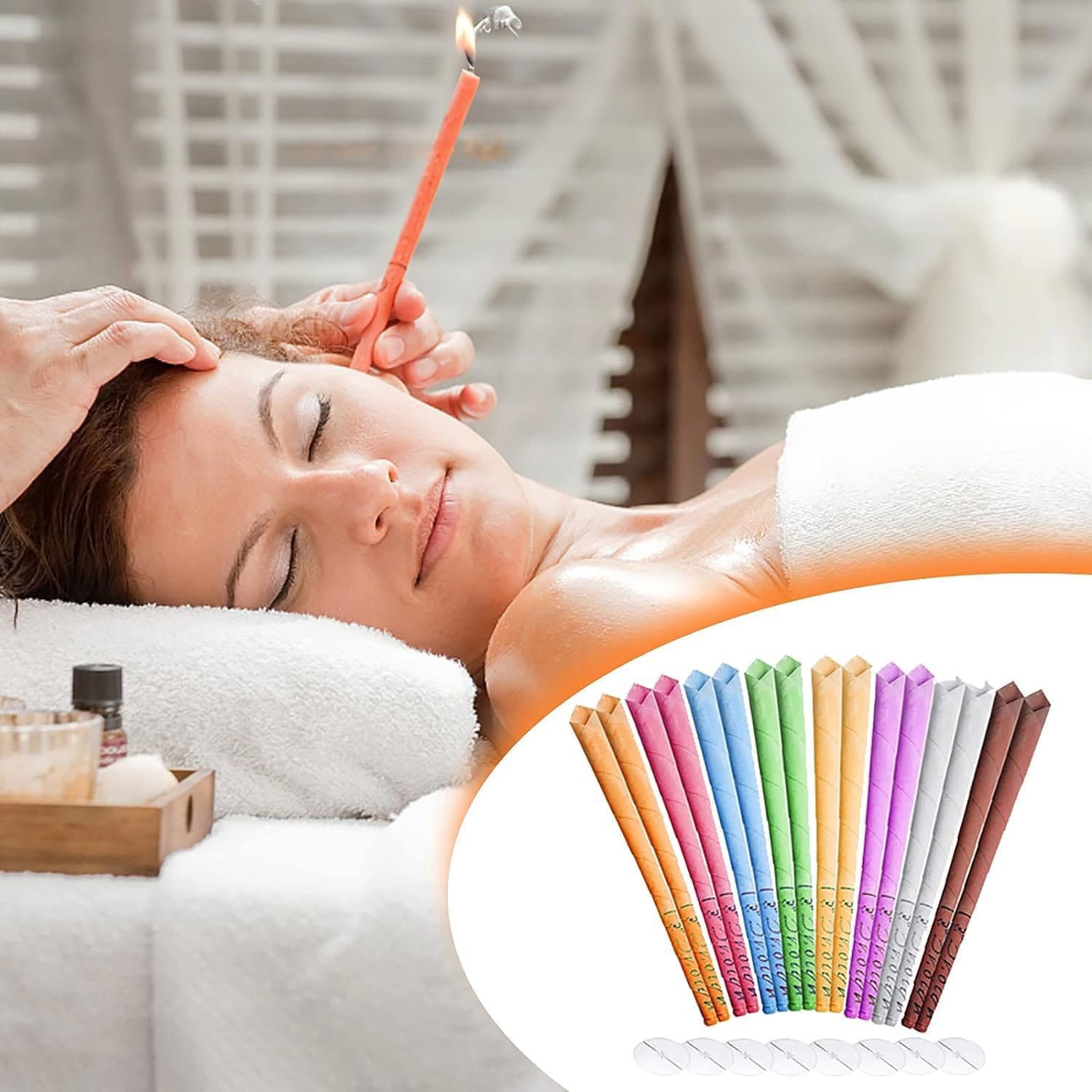 Świece Do Świecowanie Oczyszczanie Konchowanie Uszu Świeczki 16 Akcesoria 5 Świece Do Świecowanie Oczyszczanie Konchowanie Uszu Świeczki 16 Akcesoria - obrazek 5