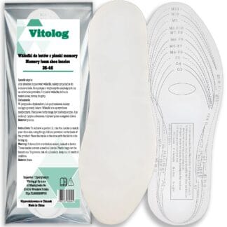 Wkładki do Butów Roboczych Sportowych Biegania Memory Przeciwpotne Miękkie