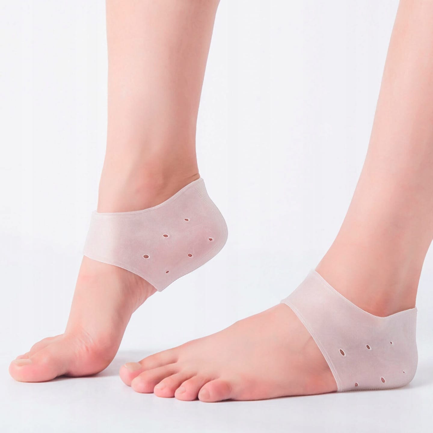 Miękka żelowa osłona ochronna na zrogowaciałe spękane suche pięty - 2 szt 10 Miękka żelowa osłona ochronna na zrogowaciałe spękane suche pięty - 2 szt - obrazek 10