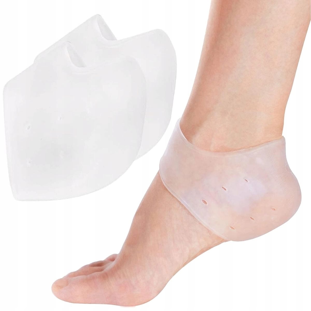 Miękka żelowa osłona ochronna na zrogowaciałe spękane suche pięty - 2 szt 15 Miękka żelowa osłona ochronna na zrogowaciałe spękane suche pięty - 2 szt - obrazek 15