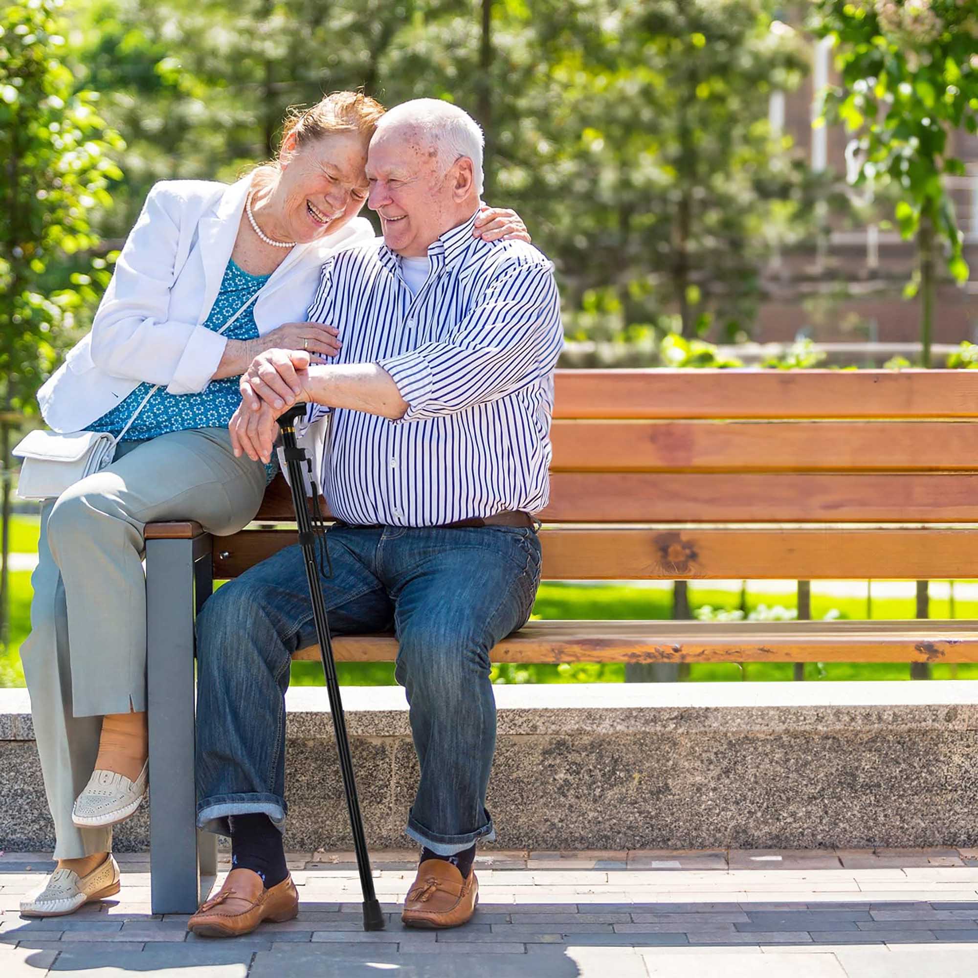 Składana Laska do Chodzenia Ortopedyczna Inwalidzka Teleskopowa dla Seniora 3 Składana Laska do Chodzenia Ortopedyczna Inwalidzka Teleskopowa dla Seniora - obrazek 3