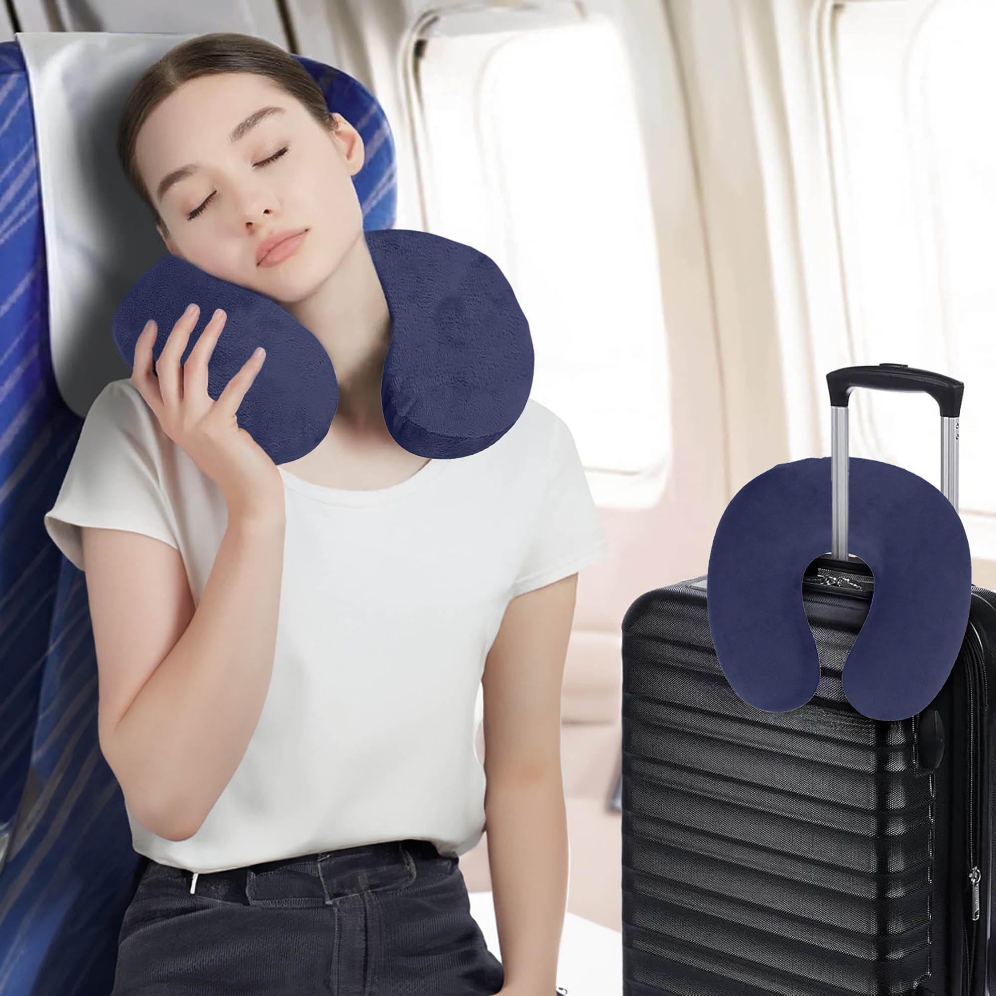 Poduszka Ortopedyczna Podróżna do Spania Turystyczna Auta Samolotu Spania 2 Poduszka Ortopedyczna Podróżna do Spania Turystyczna Auta Samolotu Spania - obrazek 2