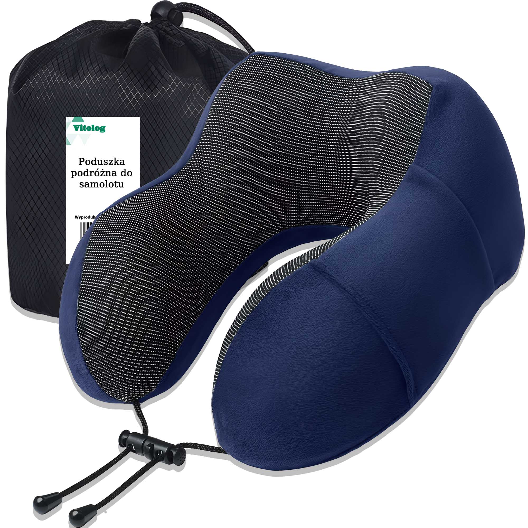 Poduszka Podróżna do Samolotu Turystyczna do Auta Rogal na Szyję Kark Głowę 1 Poduszka Podróżna do Samolotu Turystyczna do Auta Rogal na Szyję Kark Głowę
