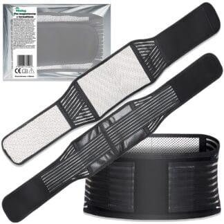 Pas Na Kręgosłup Lędźwiowy Magnetyczny Rozgrzewający Z Turmalinem Leczniczy