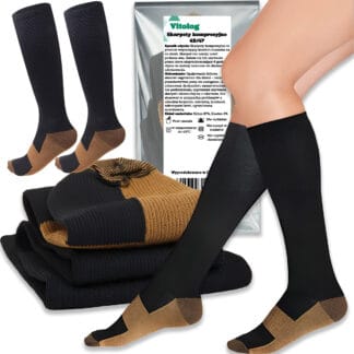 Skarpety Kompresyjne Podkolanówki Uciskowe Przeciw Żylakowe Na Żylaki