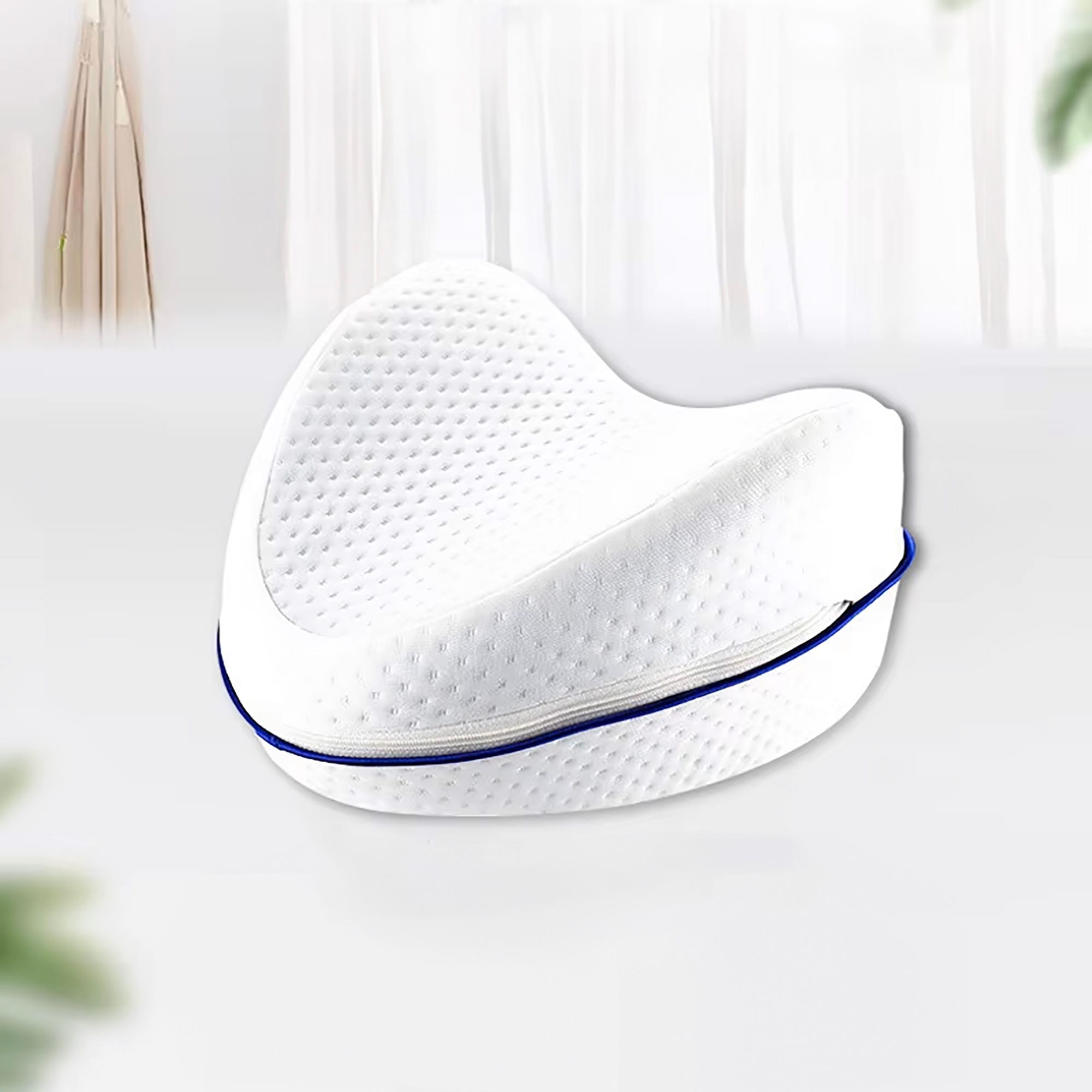 Poduszka Ortopedyczna Klin pod Nogi między Kolana do Spania z Pianką Memory 2 Poduszka Ortopedyczna Klin pod Nogi między Kolana do Spania z Pianką Memory - obrazek 2