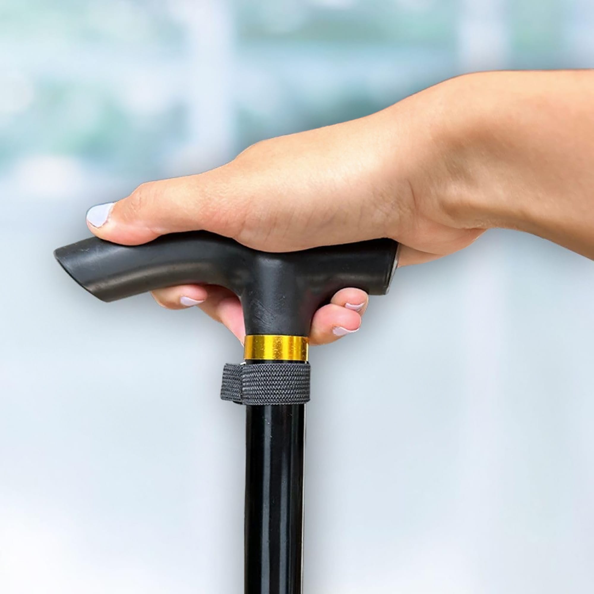 Składana Laska do Chodzenia Ortopedyczna Inwalidzka Teleskopowa dla Seniora 5 Składana Laska do Chodzenia Ortopedyczna Inwalidzka Teleskopowa dla Seniora - obrazek 5