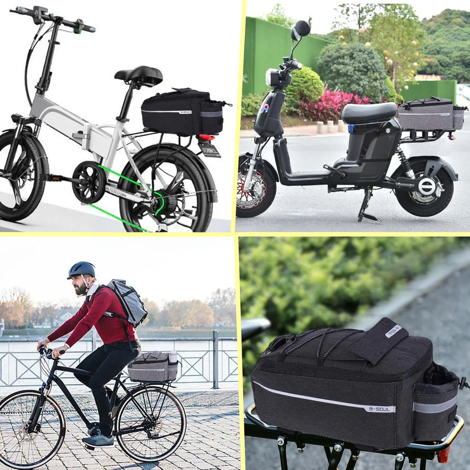 Torba Termiczna Turystyczna na Rower Sakwa Rowerowa na Bagażnik Rowerowy 4 Torba Termiczna Turystyczna na Rower Sakwa Rowerowa na Bagażnik Rowerowy - obrazek 4