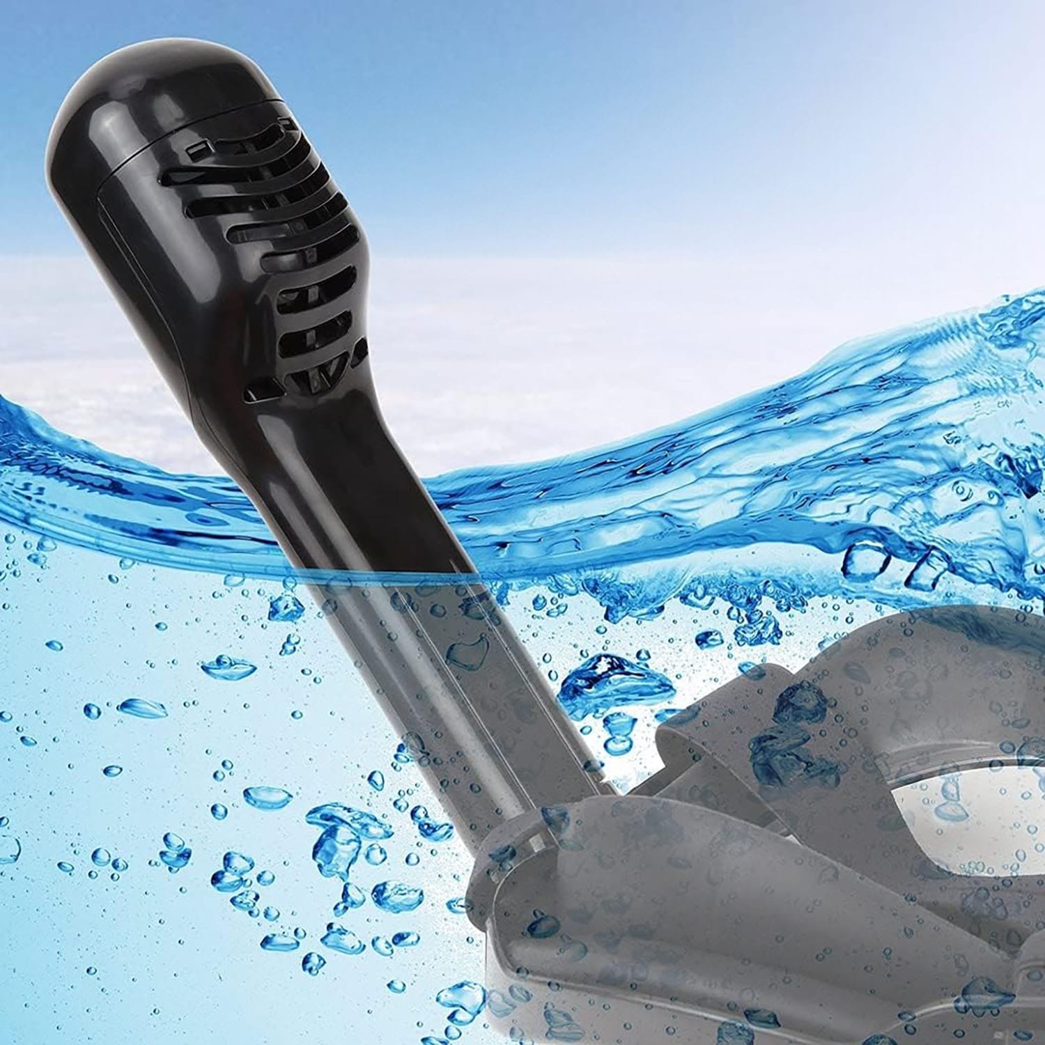 Maska Do Nurkowania Snorkelingu Pływania Pełnotwarzowa Z Rurką Wody S/M 5 Maska Do Nurkowania Snorkelingu Pływania Pełnotwarzowa Z Rurką Wody S/M - obrazek 5