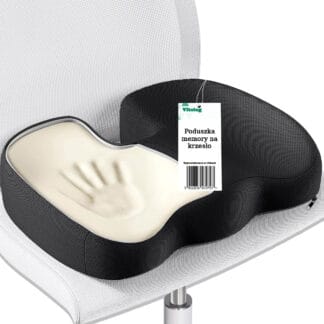 Poduszka Memory Ortopedyczna na Krzesło Fotel do Siedzenia Samochodu Auta