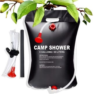 Prysznic Turystyczny Solarny Kempingowy Ogrodowy Polowy ze Zbiornikiem 20 L