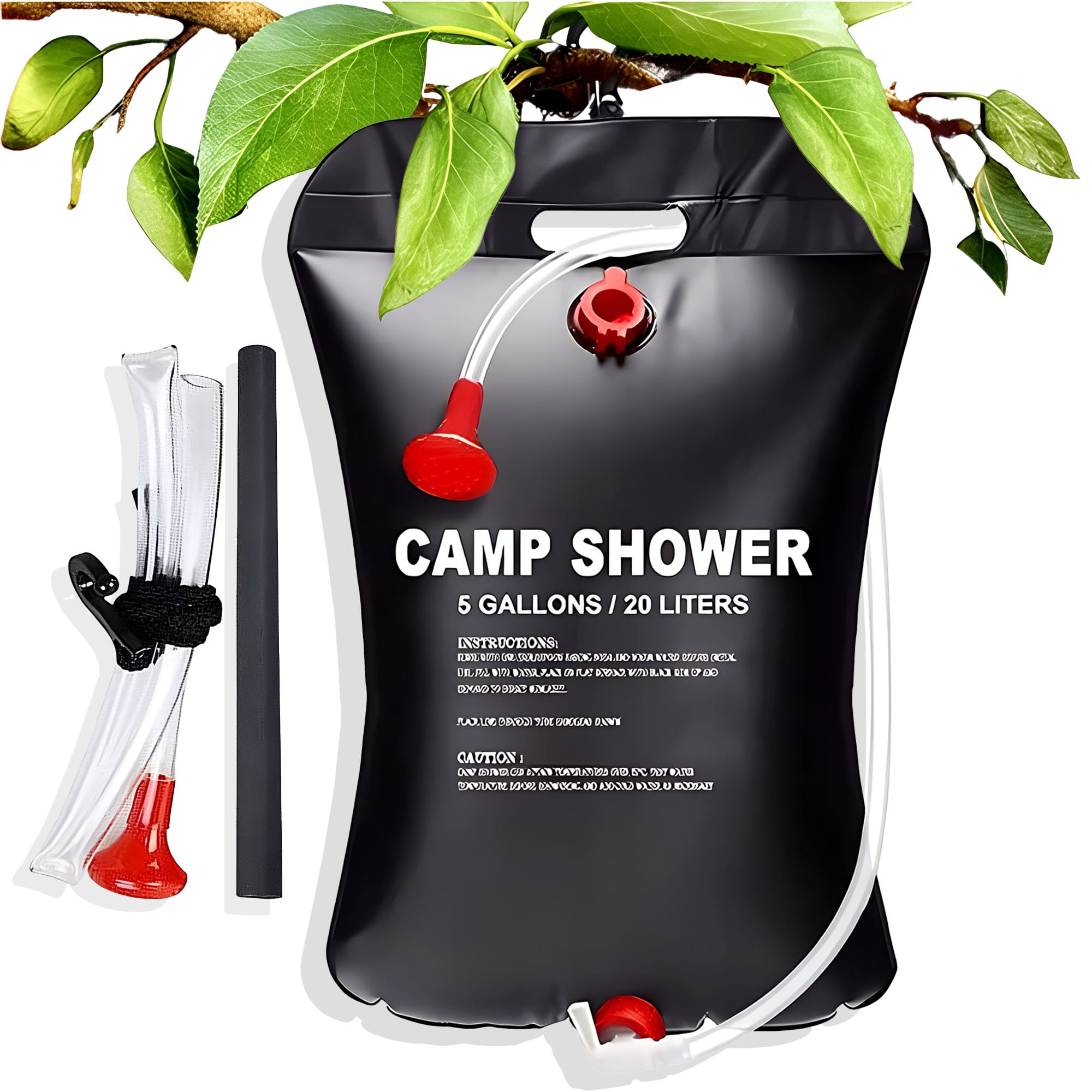 Prysznic Turystyczny Solarny Kempingowy Ogrodowy Polowy ze Zbiornikiem 20 L 1 Prysznic Turystyczny Solarny Kempingowy Ogrodowy Polowy ze Zbiornikiem 20 L