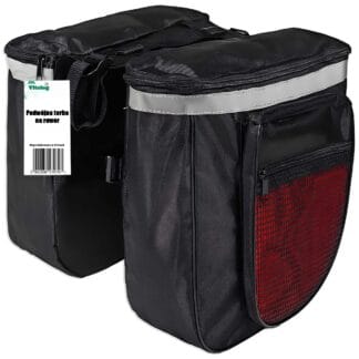 Podwójna Torba na Rower Bagażnik Rowerowy Sakwa Rowerowa Tylna Wodoszczelna