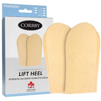 Podpiętki Wkładki Podwyższające Korygujące do Butów na Skrót Kończyn 1,5 cm