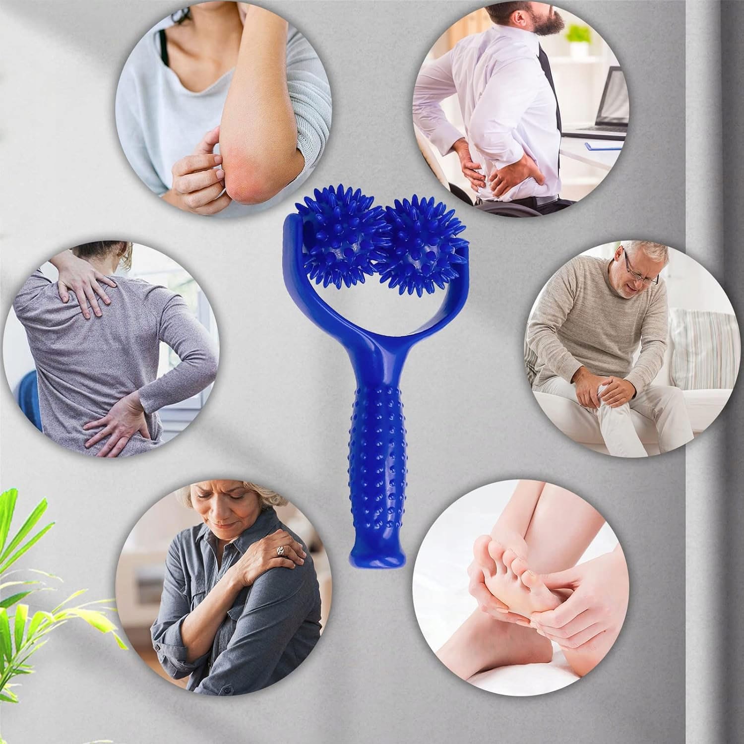 Masażer Antycellulitowy do Ciała Nóg Ud Brzucha Wałek do Masażu na Cellulit 3 Masażer Antycellulitowy do Ciała Nóg Ud Brzucha Wałek do Masażu na Cellulit - obrazek 3