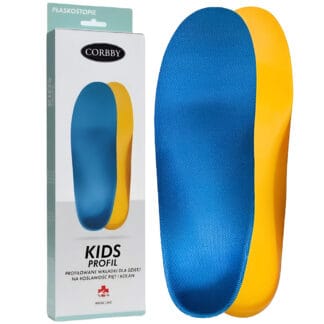 Wkładki Ortopedyczne Supinujące na Płaskostopie Koślawość Pięt dla Dzieci
