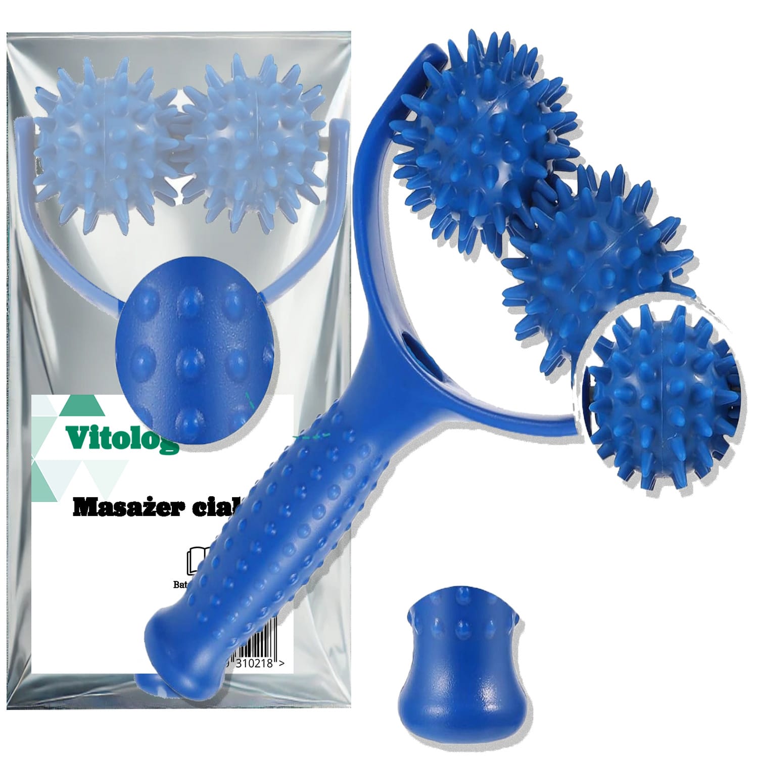 Masażer Antycellulitowy do Ciała Nóg Ud Brzucha Wałek do Masażu na Cellulit 1 Masażer Antycellulitowy do Ciała Nóg Ud Brzucha Wałek do Masażu na Cellulit