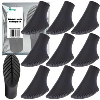 10x Końcówki do Kijków Trekkingowych Nordic Walking Końcówka do Chodzenia