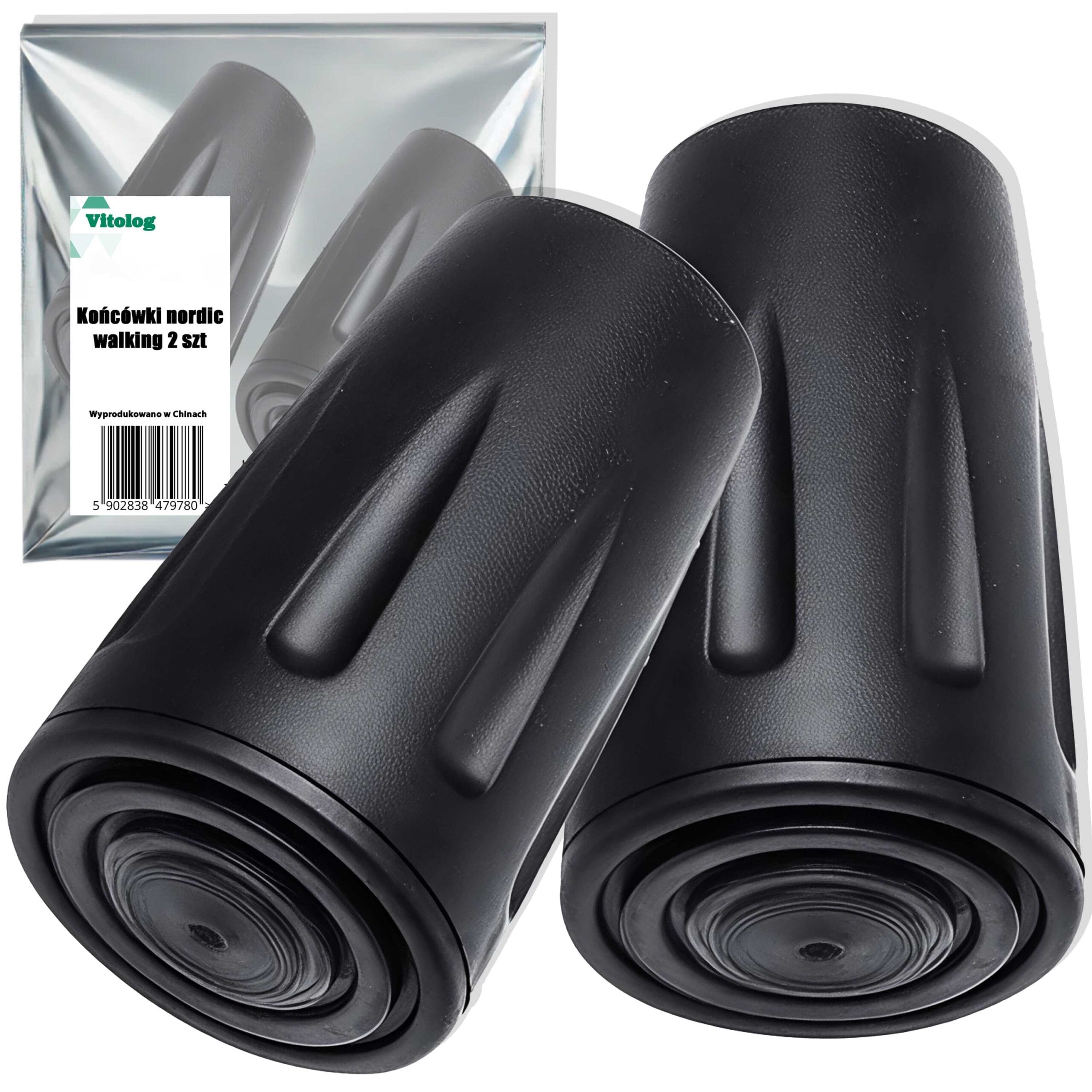 10x Końcówki do kijków kijów nordic walking trekkingowych końcówka nakładki 6 10x Końcówki do kijków kijów nordic walking trekkingowych końcówka nakładki - obrazek 6