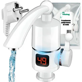 Przepływowy Podgrzewacz Wody Elektryczny Kran Turystyczny do Kuchni 3000W