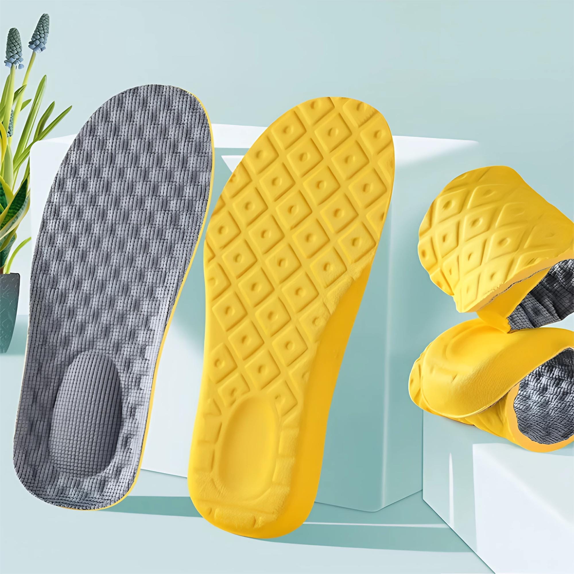 Miękkie Piankowe Wkładki do Butów Sportowych Roboczych na Ostrogę Piętową 10 Miękkie Piankowe Wkładki do Butów Sportowych Roboczych na Ostrogę Piętową - obrazek 10