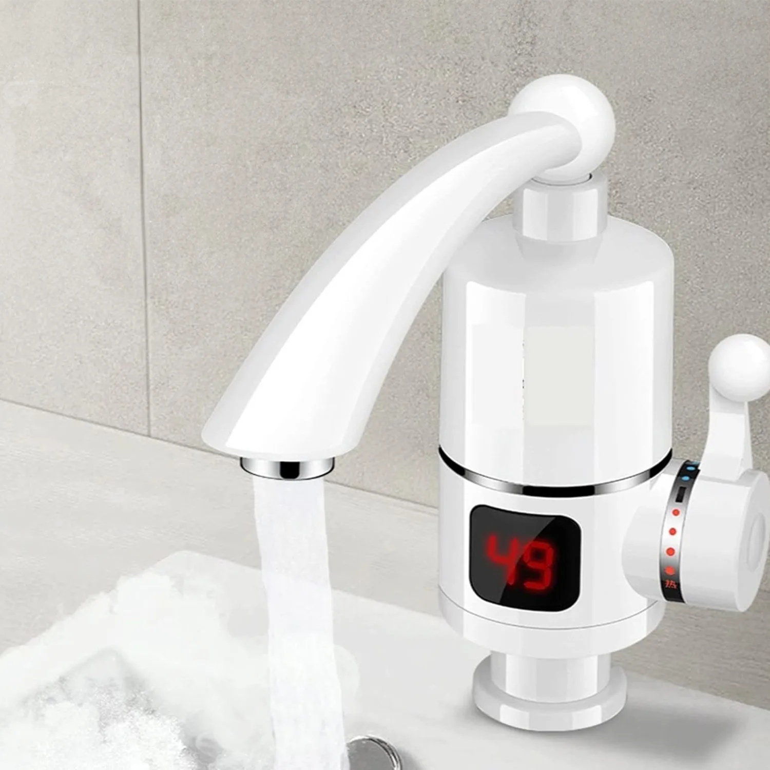 Przepływowy Podgrzewacz Wody Elektryczny Kran Turystyczny do Kuchni 3000W - obrazek 12