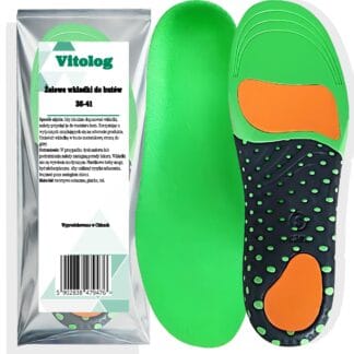 Wkładki do Butów Roboczych Sportowych Supinujące Płaskostopie Przeciwpotne