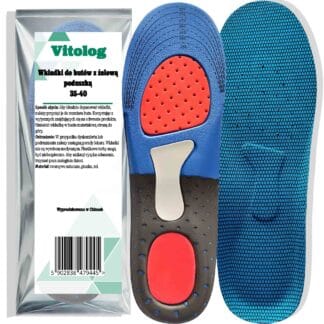 Wkładki do Butów Sportowych Roboczych Amortyzujące na Ostrogę Piętową Ból