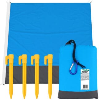 Duża Mata Plażowa Piknikowa Wodoodporna Koc Turystyczny Piknikowy 210x200