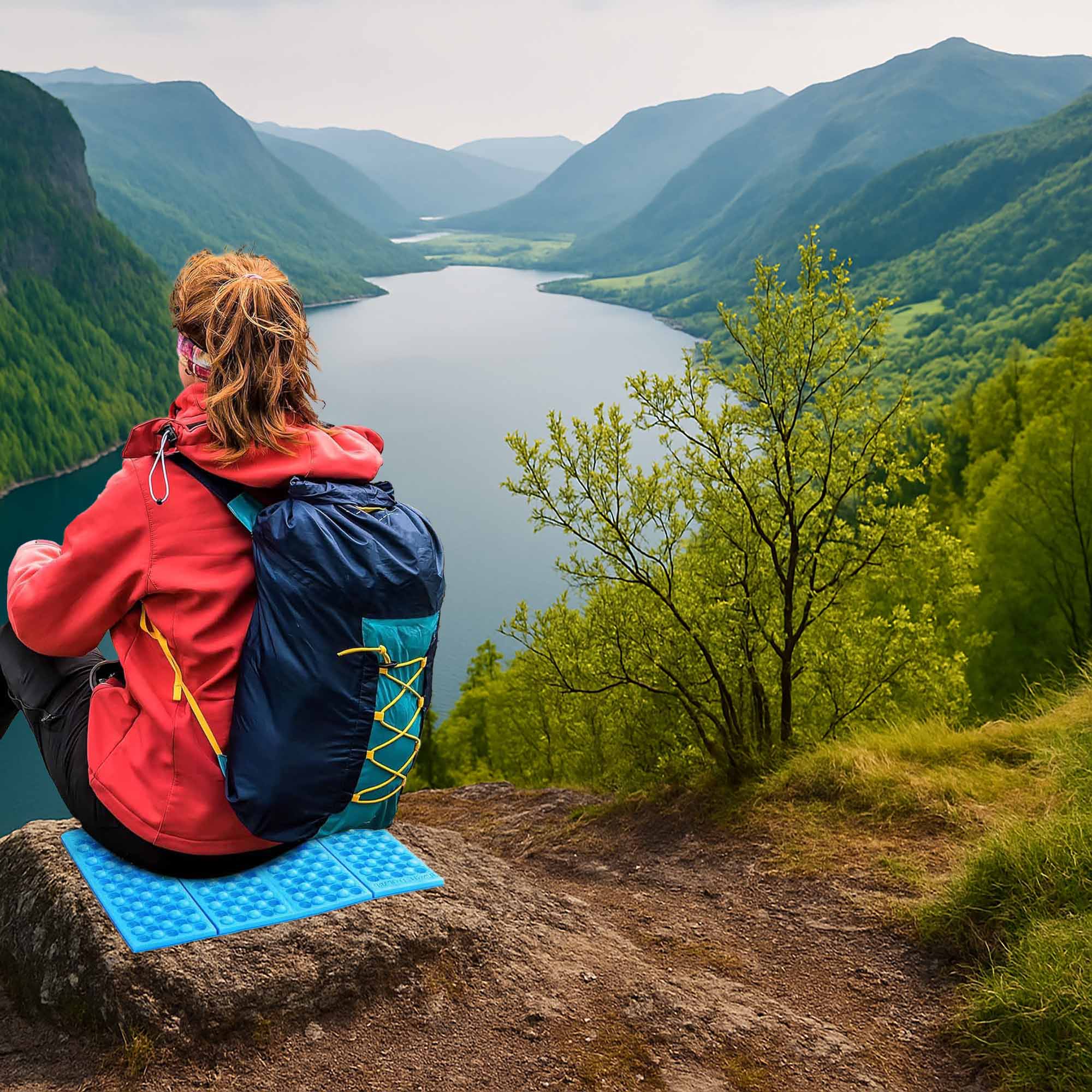 Mata Składana Do Siedzenia Turystyczna Plażowa Piknikowa Wodoodporna Trawę 5 Mata Składana Do Siedzenia Turystyczna Plażowa Piknikowa Wodoodporna Trawę - obrazek 5