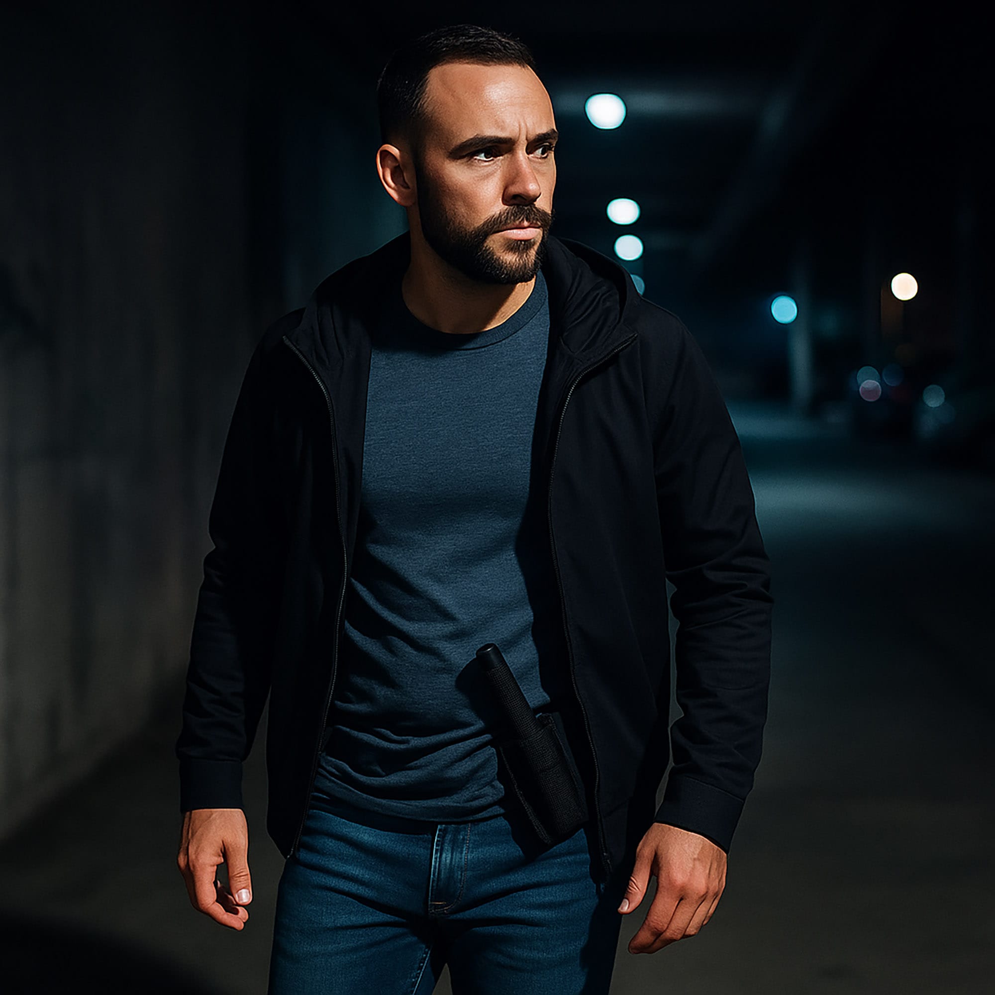 Pałka Teleskopowa Składana Baton Hartowana Stalowa Policyjna + Etui 49,5 cm 3 Pałka Teleskopowa Składana Baton Hartowana Stalowa Policyjna + Etui 49,5 cm - obrazek 3